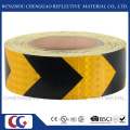 Yellow and Black PVC Hazard Warning Reflective Tape for Truck (C3500-AW)